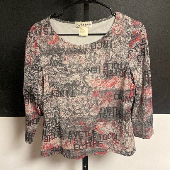 Nancy Boleyn city girl 90s mesh top size medium - Picture 2 of 5